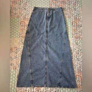 H&M Denim Maxi Skirt